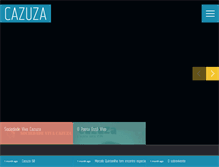 Tablet Screenshot of cazuza.com.br